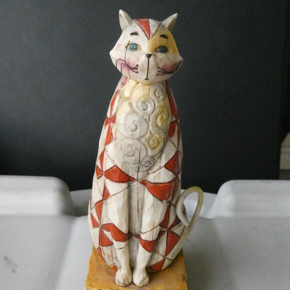 Heartwood Creek by Jim Shore Cat Figurine Abraham - Picture 1 of 7
